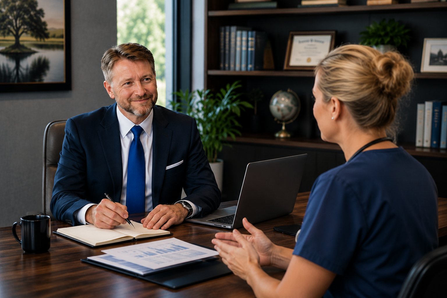 Photo - Todd & Nurse Practitioner