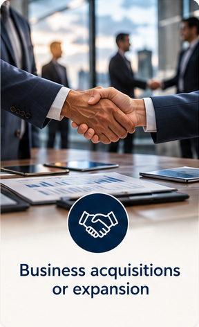 Icon - Business Acquisitions or Expansion