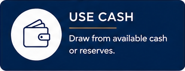 Icon - Evaluating Your Options - Use Cash